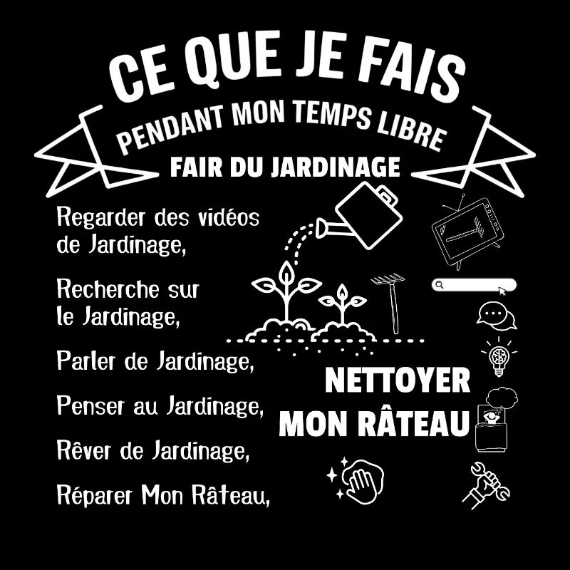 Ce que je fais pendant mon temps libre : Jardinage