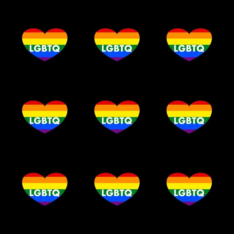 Rainbow Heart LGBTQ Pride