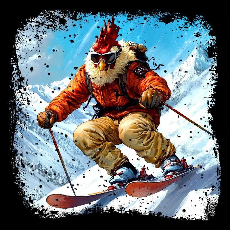 Poulet de ski