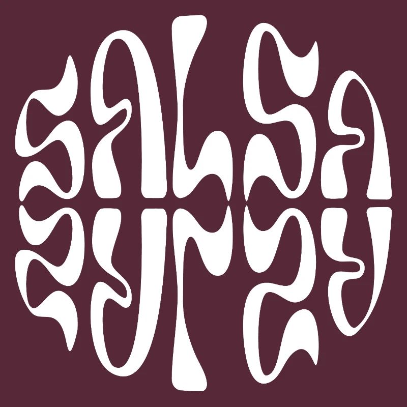 Salsa Pulse Circular Typography