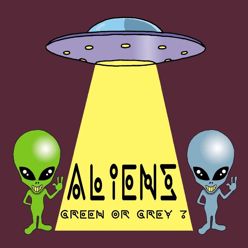 Grün oder grau außerirdisch?