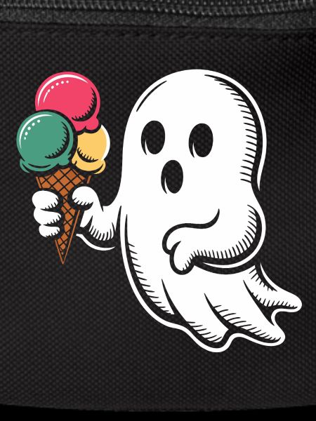 Geist mit Eiscreme Popart