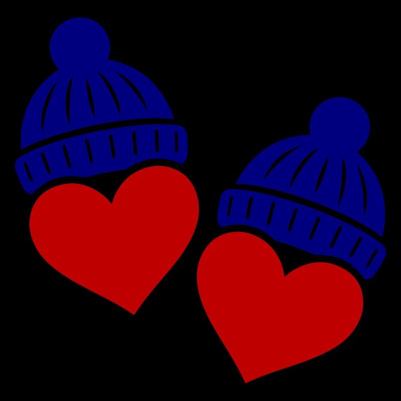 Hearts Winter Hat Love