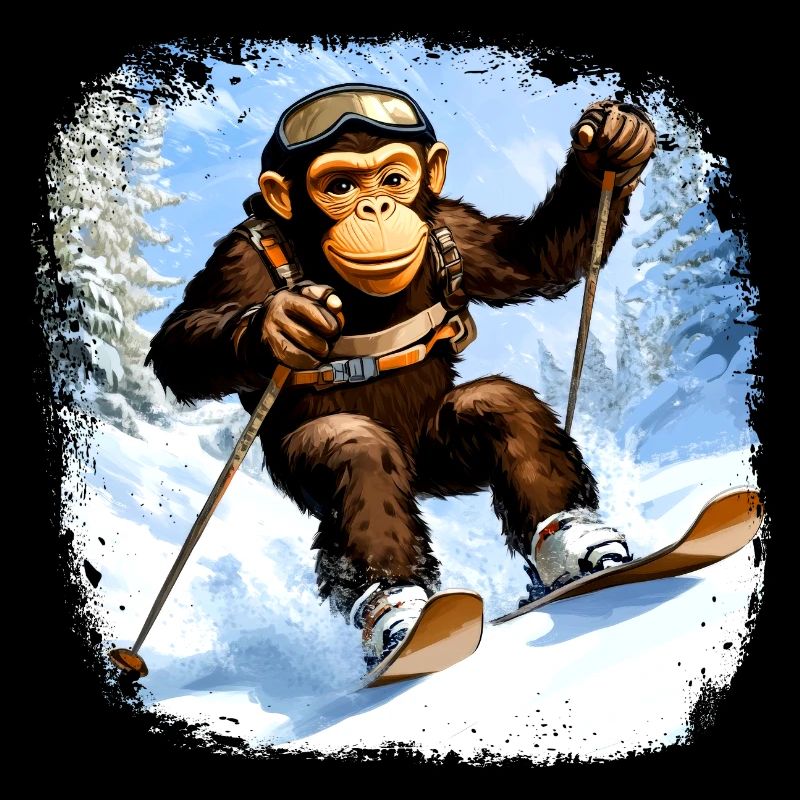 Monkey Ski / Skier Monkey