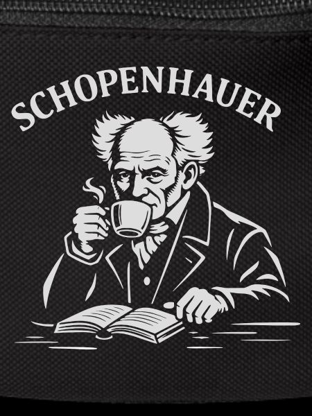 Arthur Schopenhauer drinking Coffee 