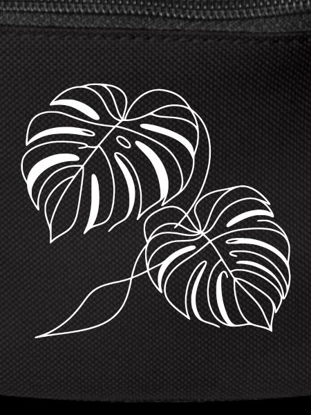 Monstera Two Leaves White