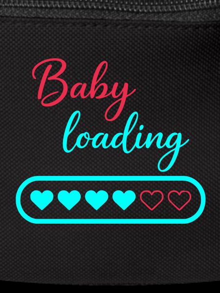 Baby Loading Neon Hearts
