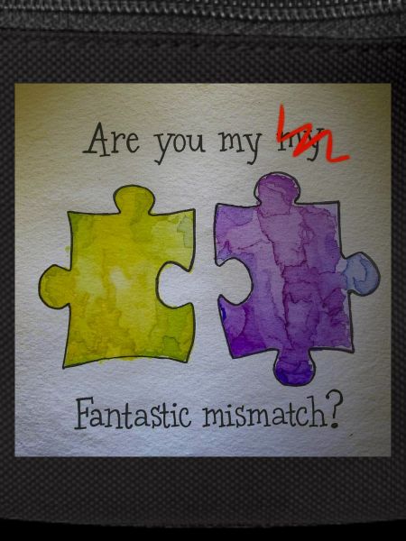 Fantastic mismatch puzzle pieces