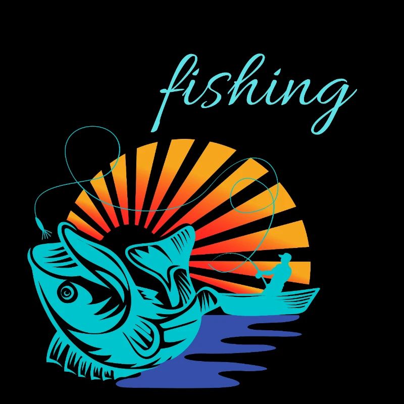 Sunrise Teal Fish at Dawn