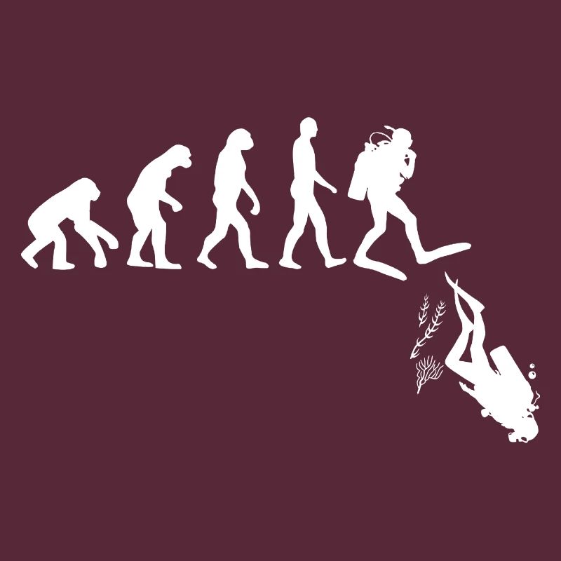 Diving Evolution Diver Humor Diving