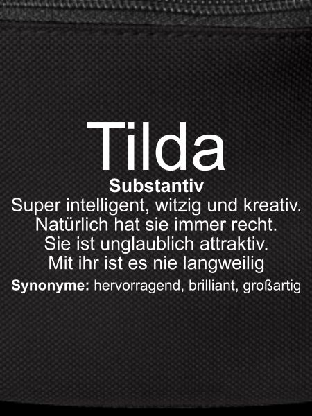 Name Definition Tilda
