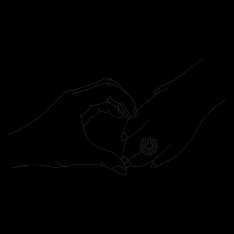 Hand mit Pfote