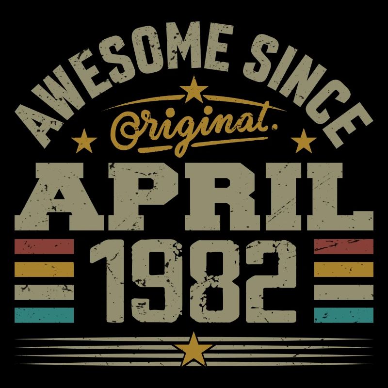 April 1982 Birthday Vintage 1982 Gift Idea