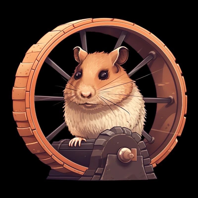 Roue de hamster contre la prochaine panne d’électricité