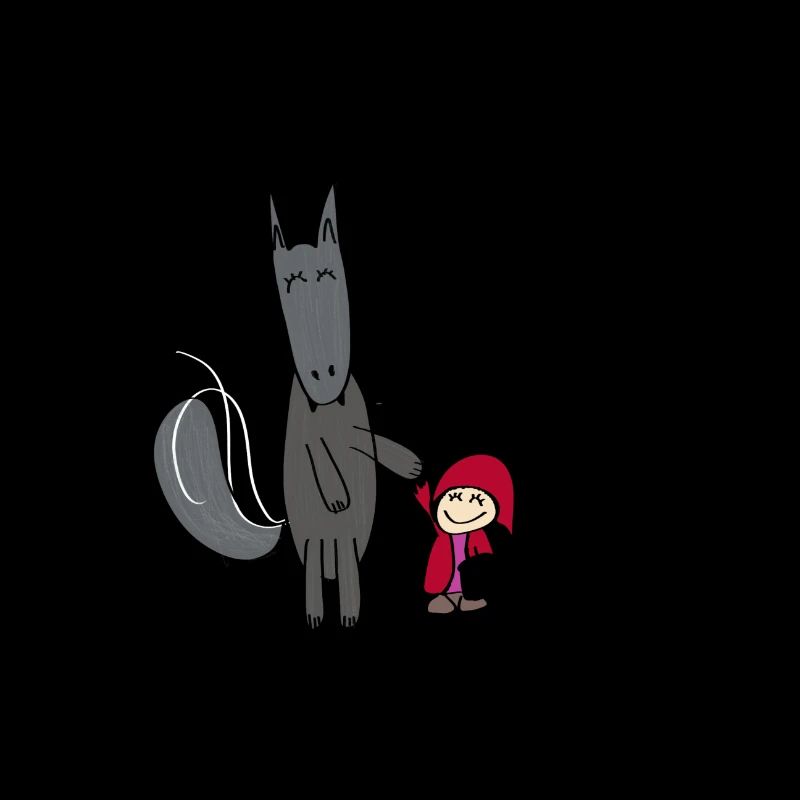 Der Wolf und Rotkäppchen