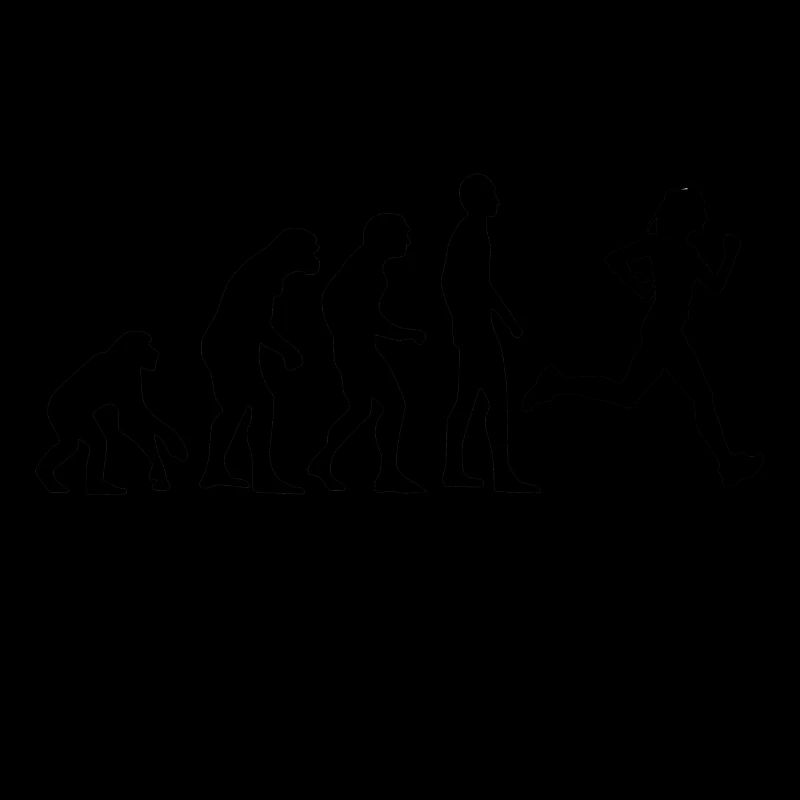 Human Evolution Running Jogging Jogging Cadeau