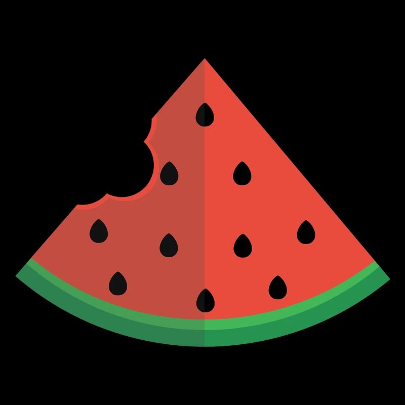 Une tranche de pastèque