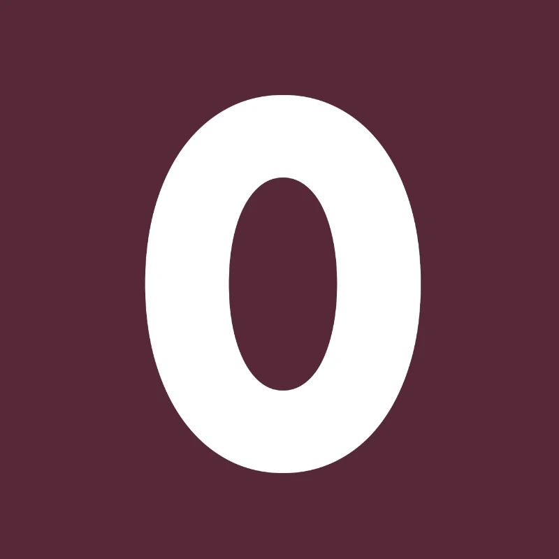 Zahl 0, Nummer 0, 0, Zero, Number Zero, Null