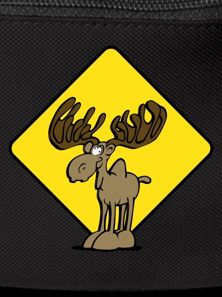 Caution Moose Moose