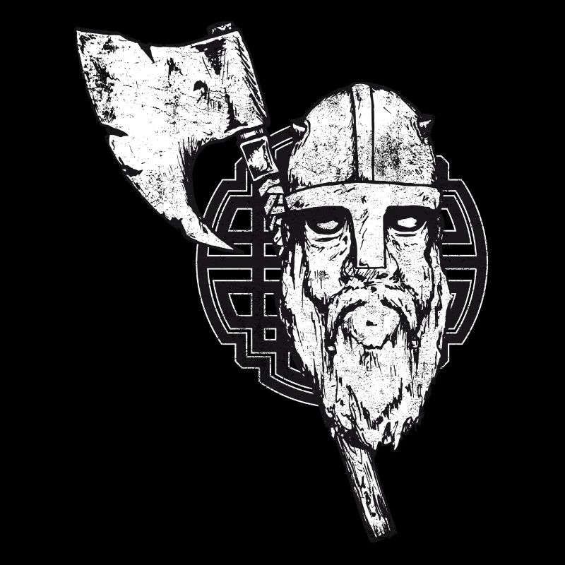 Wikinger mit Axt und Knoten - crashed