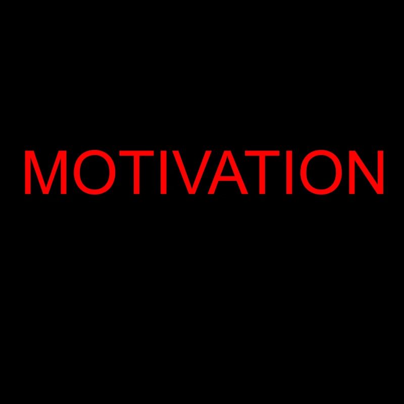 Motivation schwarz