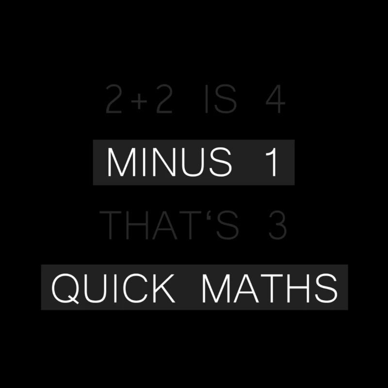 BigShaq "2 + 2 4 est de moins 1 Ce sont 3 QUICK MATHS"