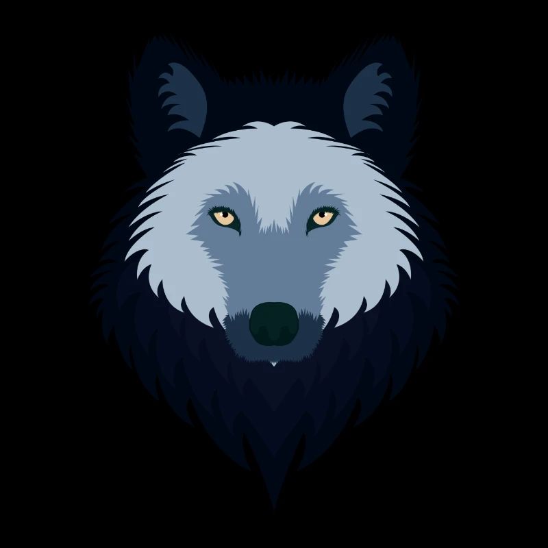 Weiblicher blauer Wolf