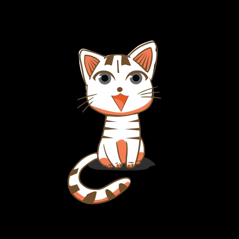 chat blanc