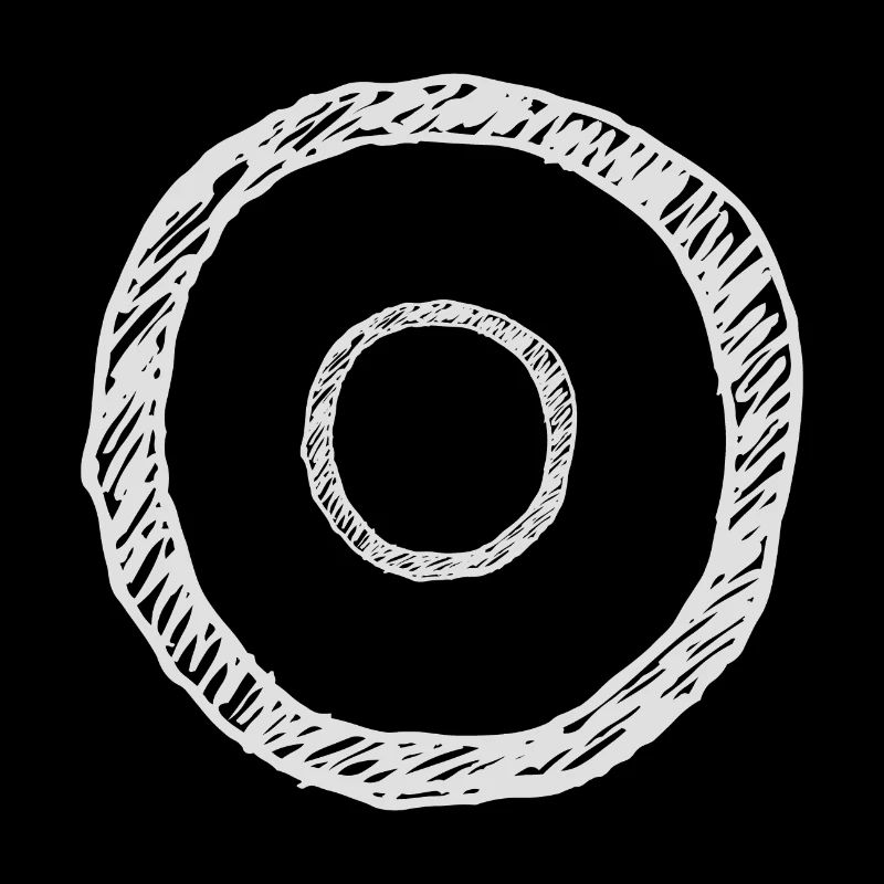 Minimal Circles White