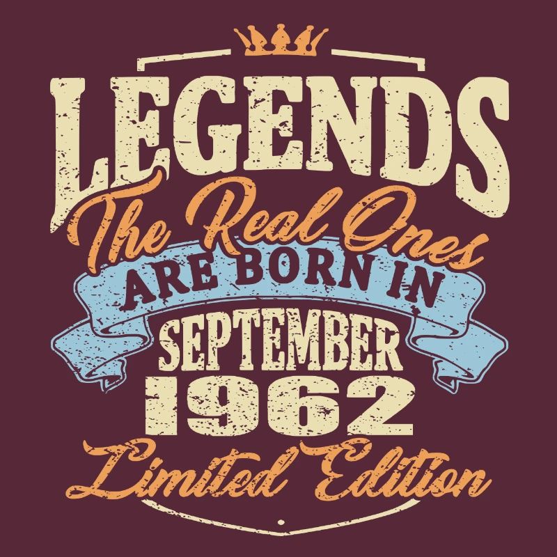Echte Legenden werden im September 1962 geboren