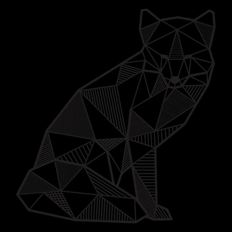 Fuchs Geometrisch fox Geschenk idee Wald wild Tier