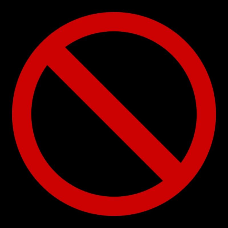 Prohibited signboard gift idea