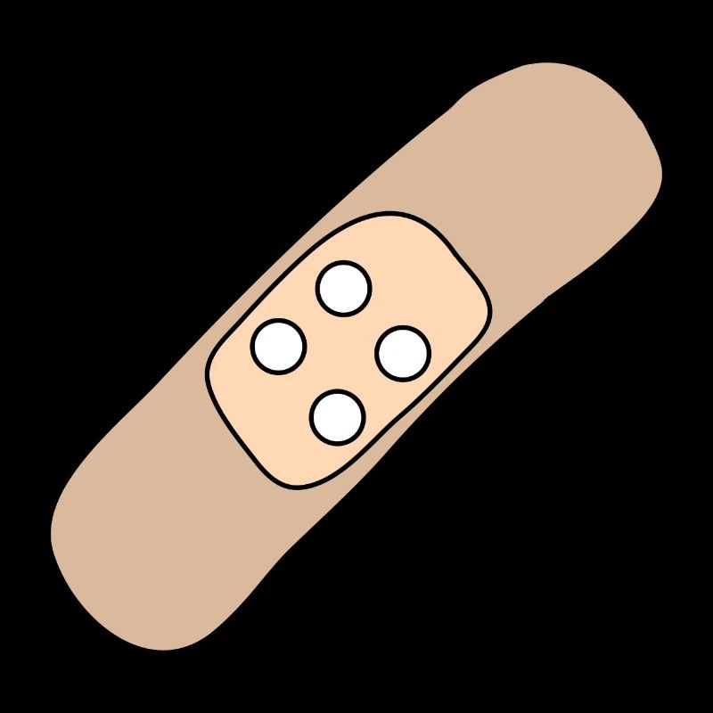 Patch, blessure, blessure, guérison, idée cadeau