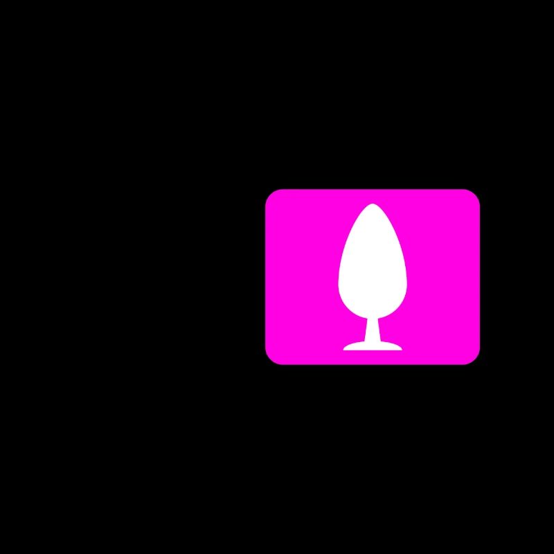 Butt Plug Icon Pink (for light background)