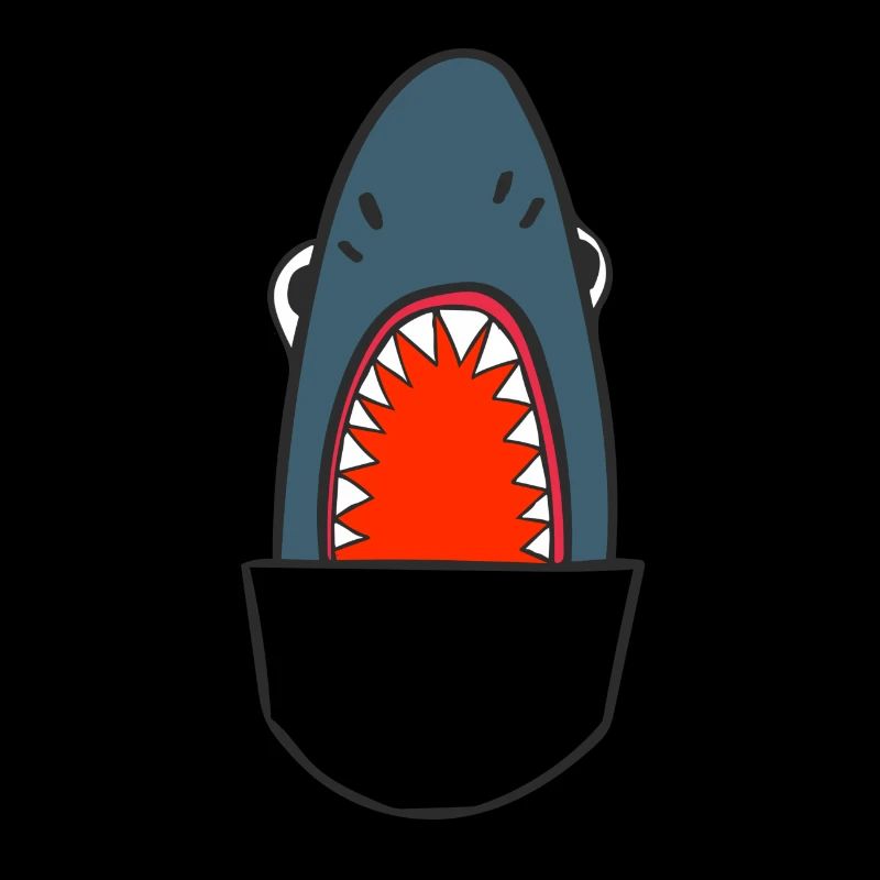 Requin dans le sac I Requin sur la plage Été