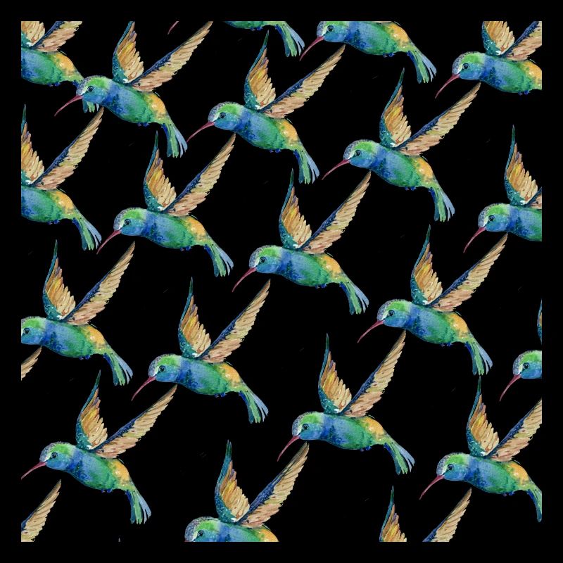 Humming Bird Pattern Bird Lovers Gift Design