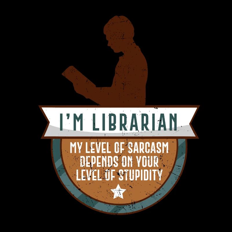 Funny library librarian library gift