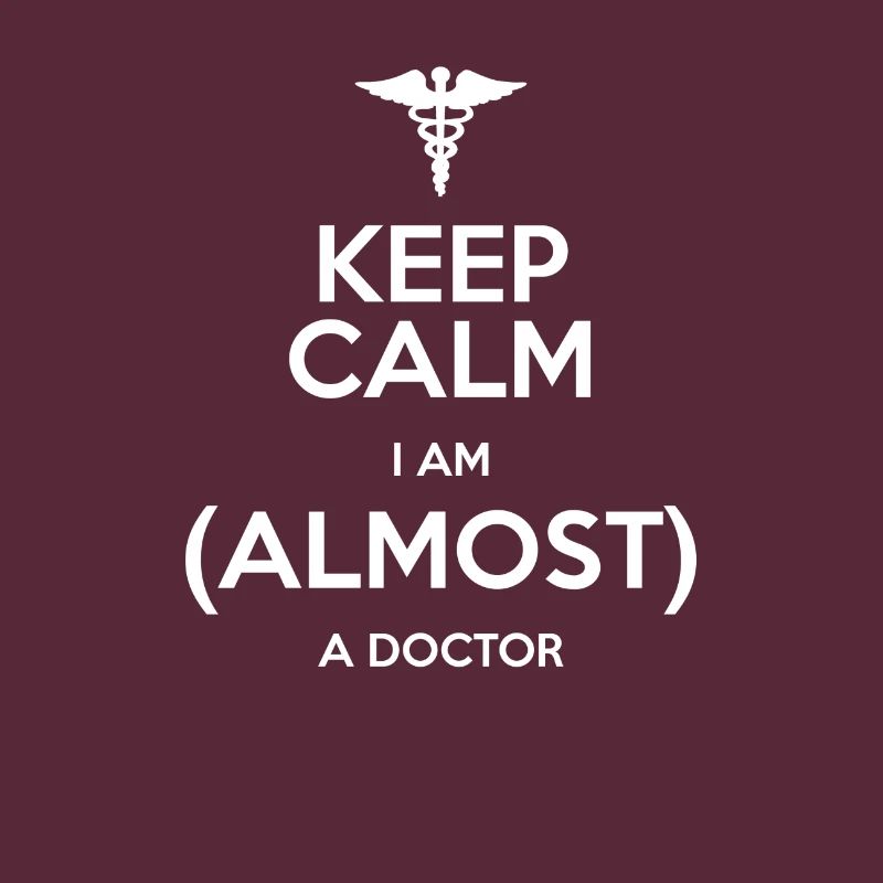KEEP CALM! ICH BIN FAST EIN DOKTOR! GESCHENKIDEE
