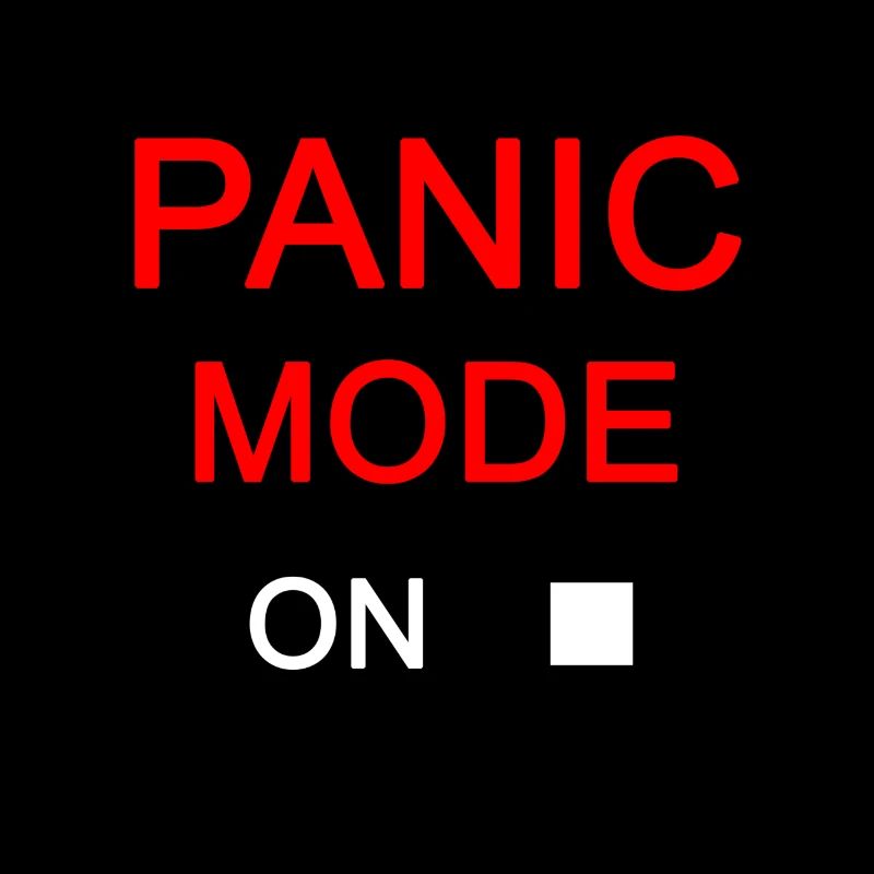 Mode panique sur le mode panique échapper échapper échapper