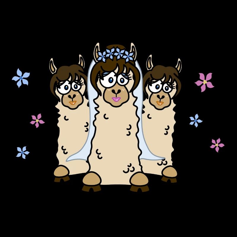 Copines de Lama-riee, EVJF, mariage, Team mariée