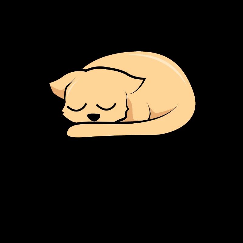 Schlafen oder nicht schlafen Bett Hund Entspannung