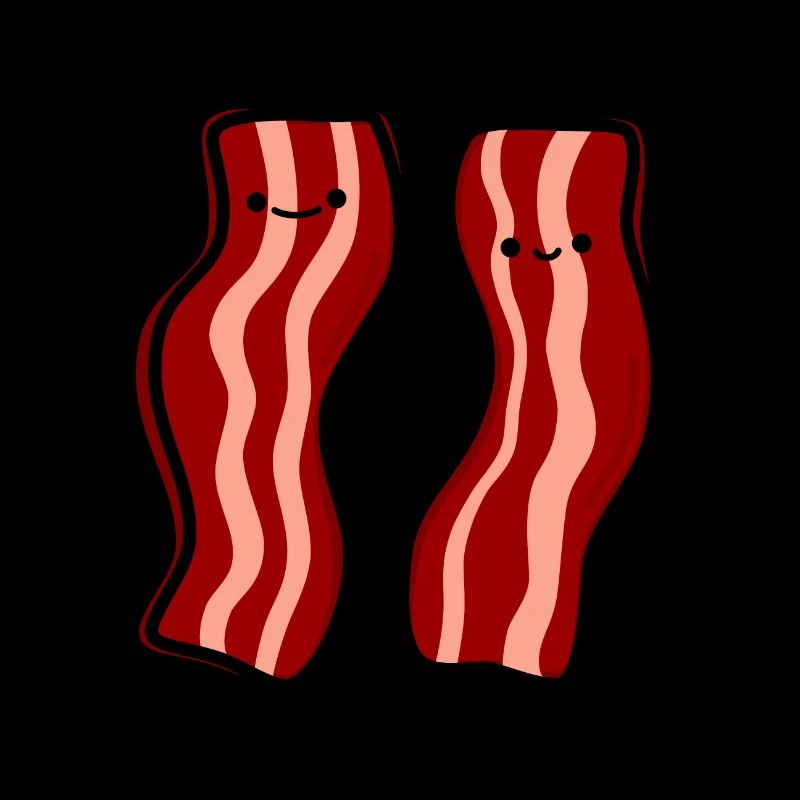 Glücklicher Speck