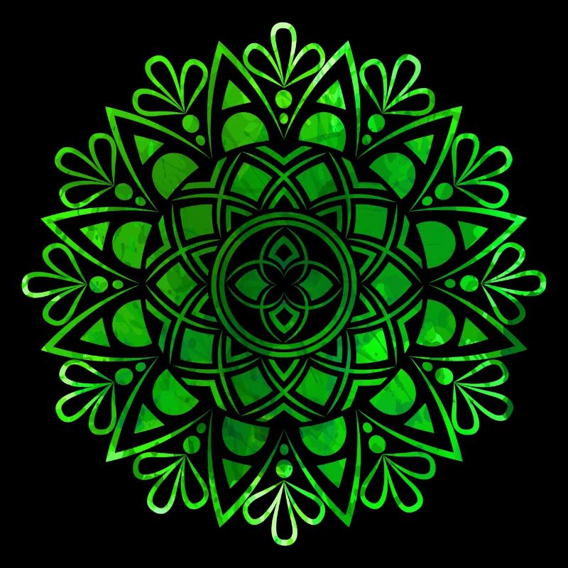 Mandala - Vert
