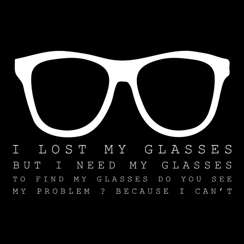 Funny glasses nerd saying funny
