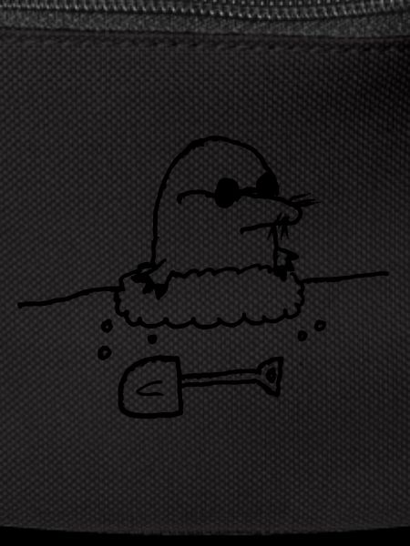 Cartoon mole with shovel