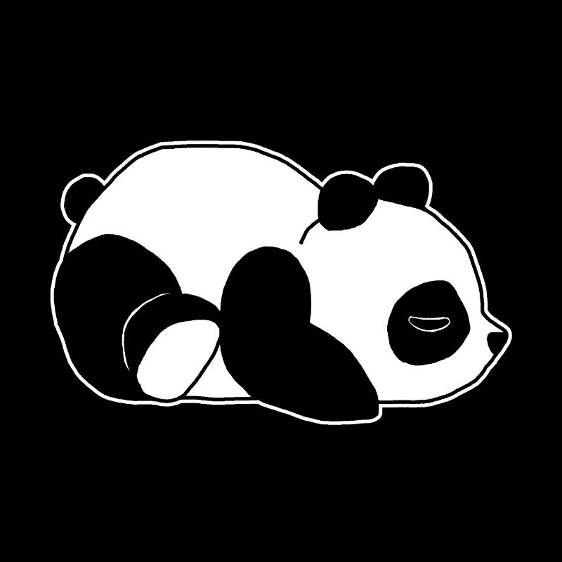 Panda, mignon, animal, dessin animé