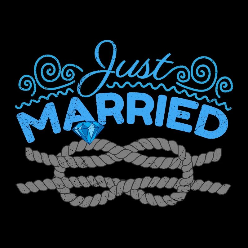 Wedding Just Married Fishnet Gift Idea