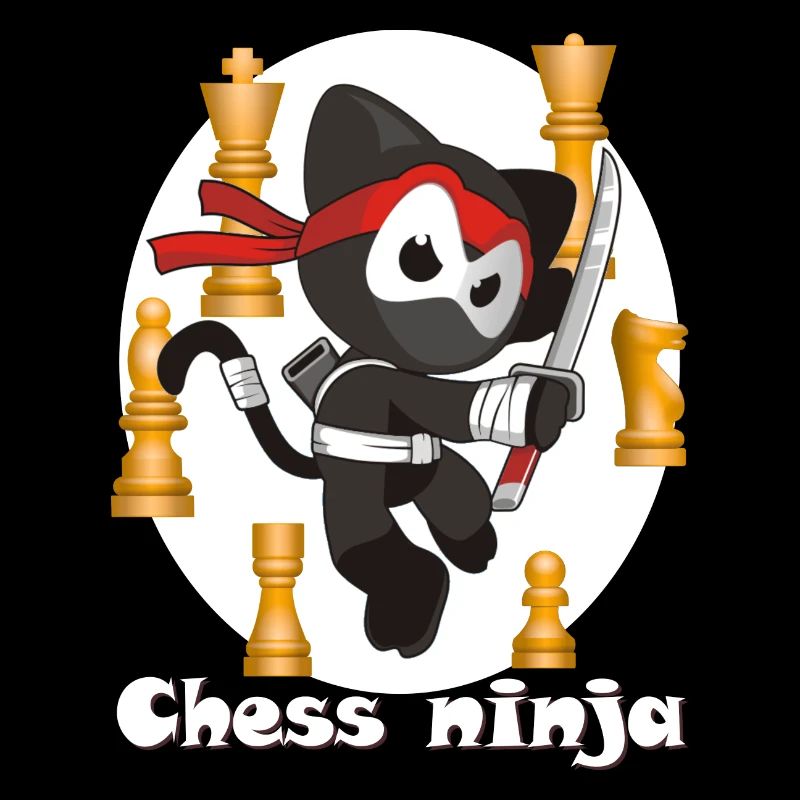 Lustiges Schach Motiv als Geschenk