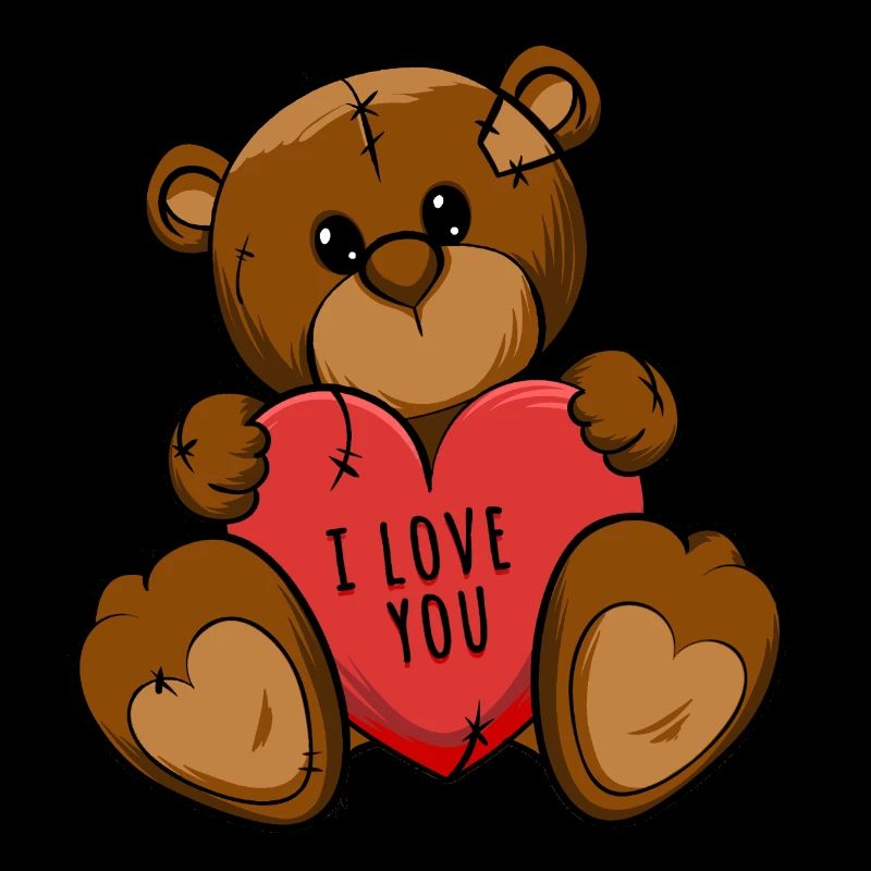 Teddybär. Valentinstag