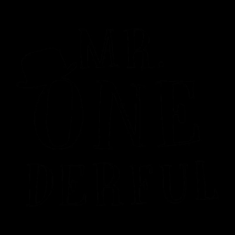 Design noir Mr Onederful